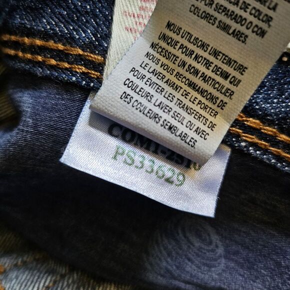 PERRY ELLIS AMERICA Mens VTG Blue Jeans Stonewash Slim Fit Straight Leg 34 X 30 - Picture 8 of 10